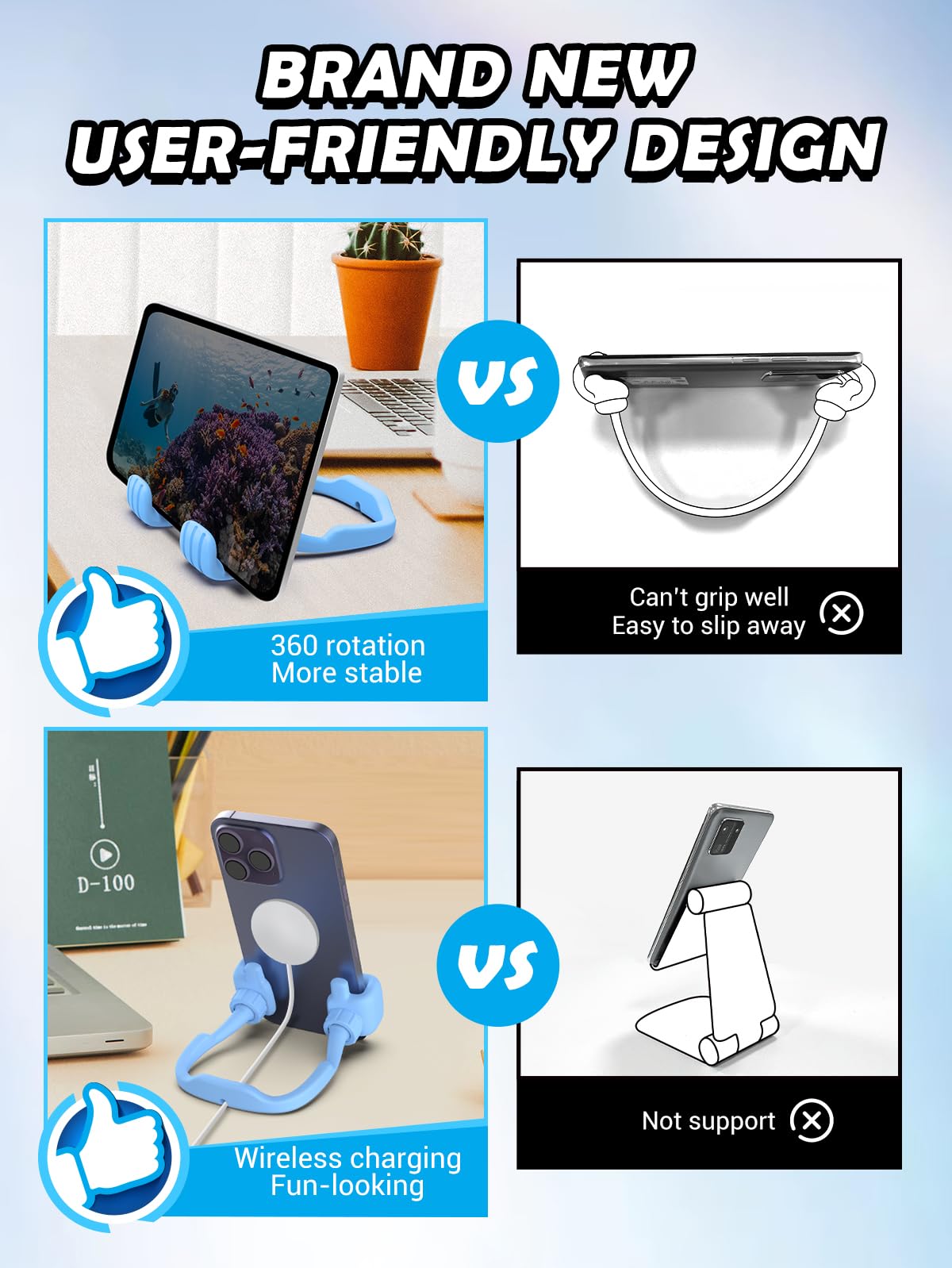 Stocking Stuffers for Teen Boys Girls Kids Christmas Thumbs Up Phone Holder