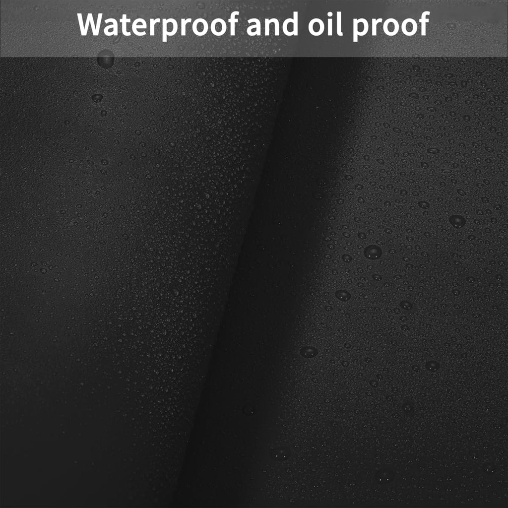 Zinkooat Table Pad for Dining Room Table - Can Be Used On Both Sides Waterproof and Easy to Clean Good Flatness Used for Dining Table(Black+Gray 44x72)