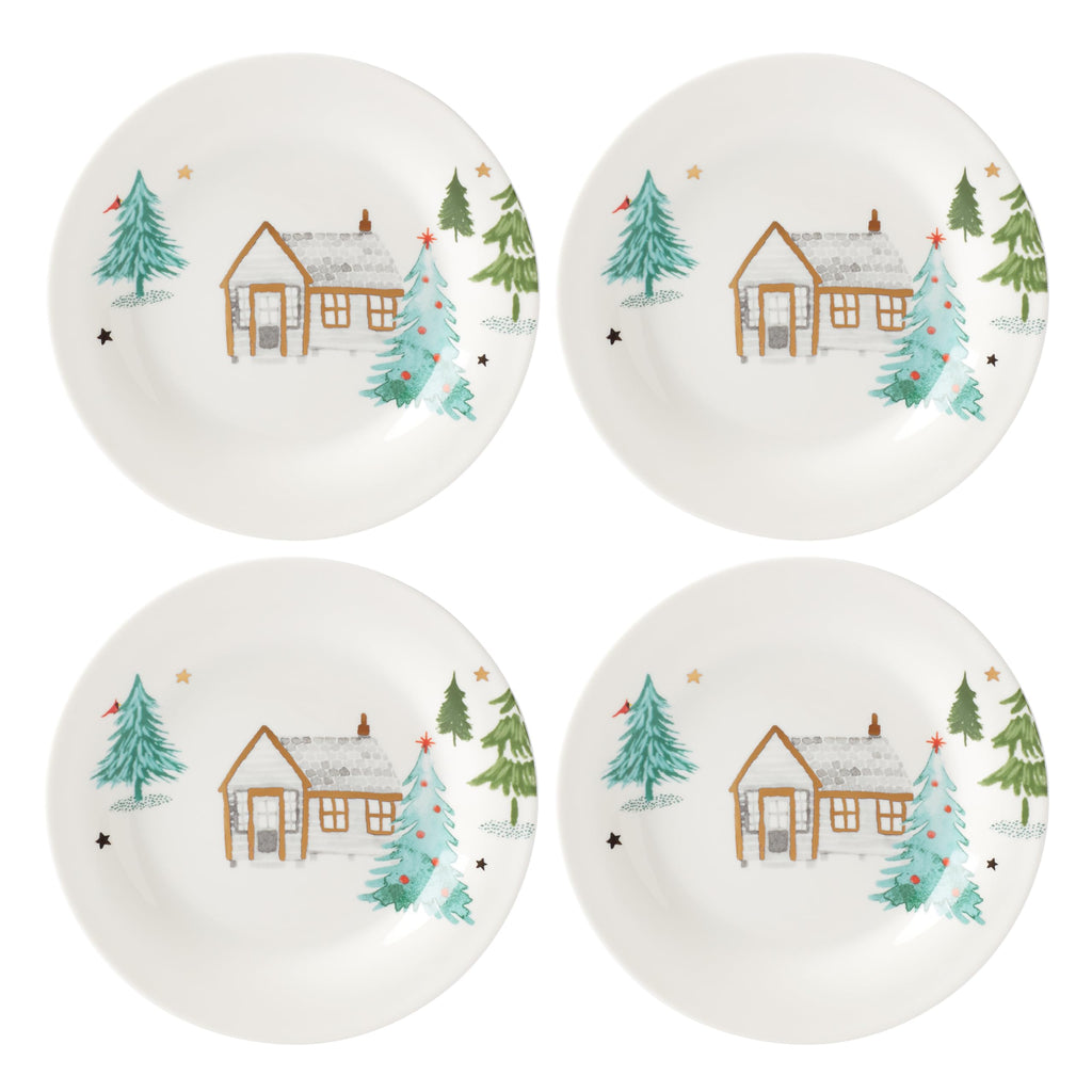 Lenox Balsam Lane Stoneware Christmas Serving Platter