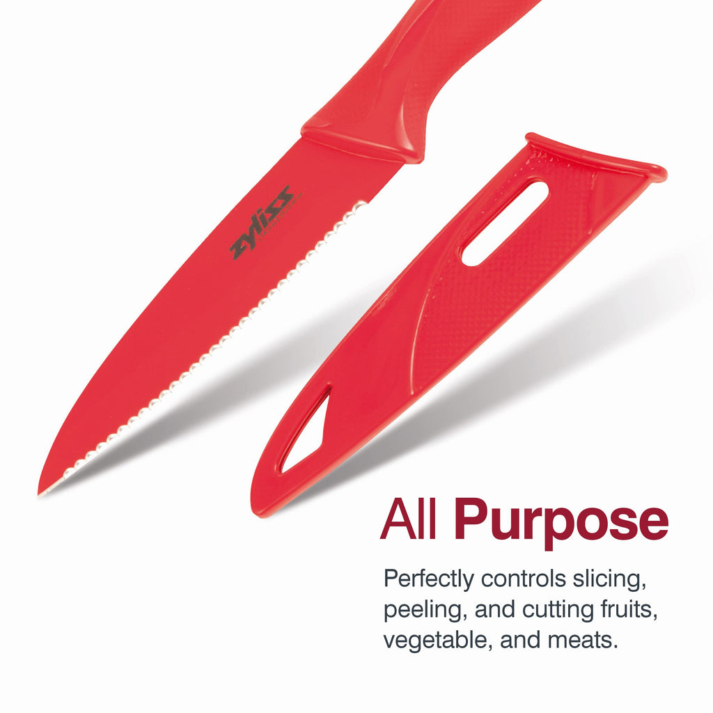 ZYLISS 2-Piece Paring Knife Set with Sheath Covers