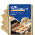 Vosda Parchment Paper Sheets for Baking 12-16 IN Precut Non-Stick Parchment Paper Unbleached Baking Sheet Paper for Air Fryer,Baking,Grilling,Steaming,Oven Suitable For Bread Cake Cookies 200p