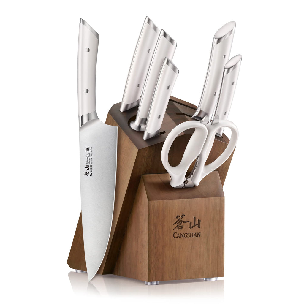 Cangshan HELENA Series German Steel Forged Knife Block Set (23-Piece, Black)