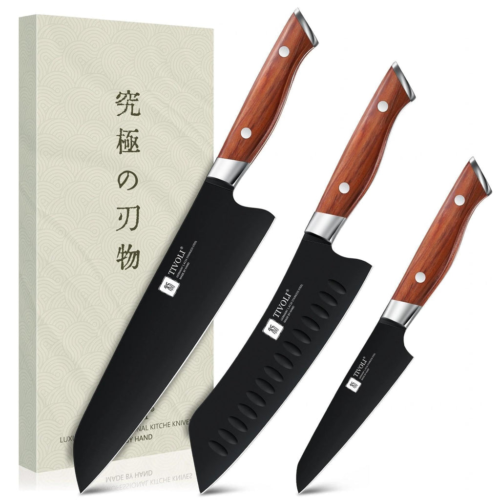 TIVOLI Chef Knife 8 Inch - Cooking Knife Ultra Sharp Deep Cutting Knives