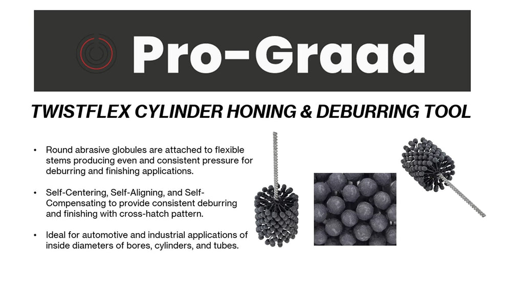 1" 240 Grit Silicon Carbide TwistFlex Cylinder Hone for 0.93"- 1.02" Bores