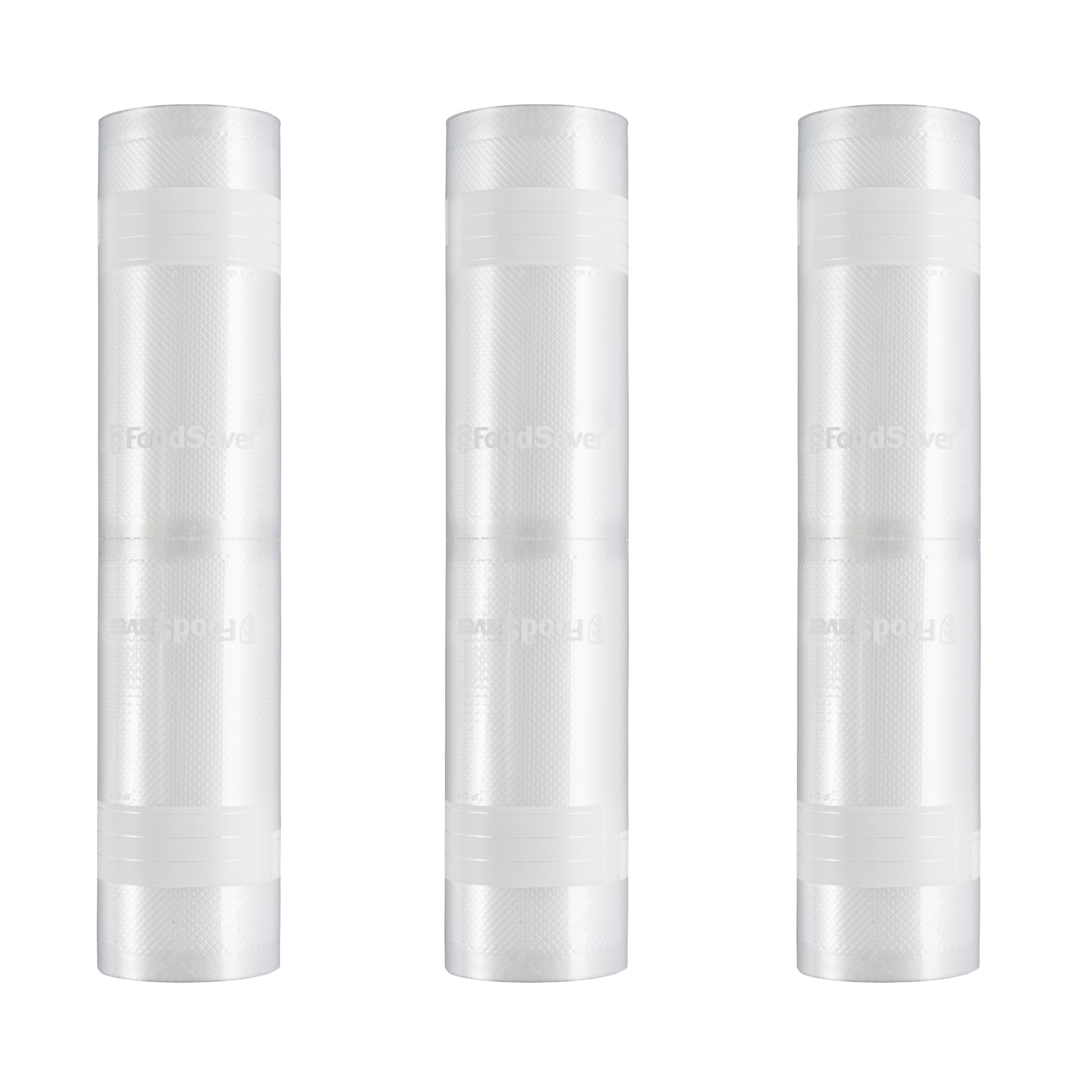FoodSaver Custom Fit Vacuum Sealer Rolls, Airtight Food Storage and Sous Vide Rolls, BPA-Free, 11 x 16' (Pack of 3)