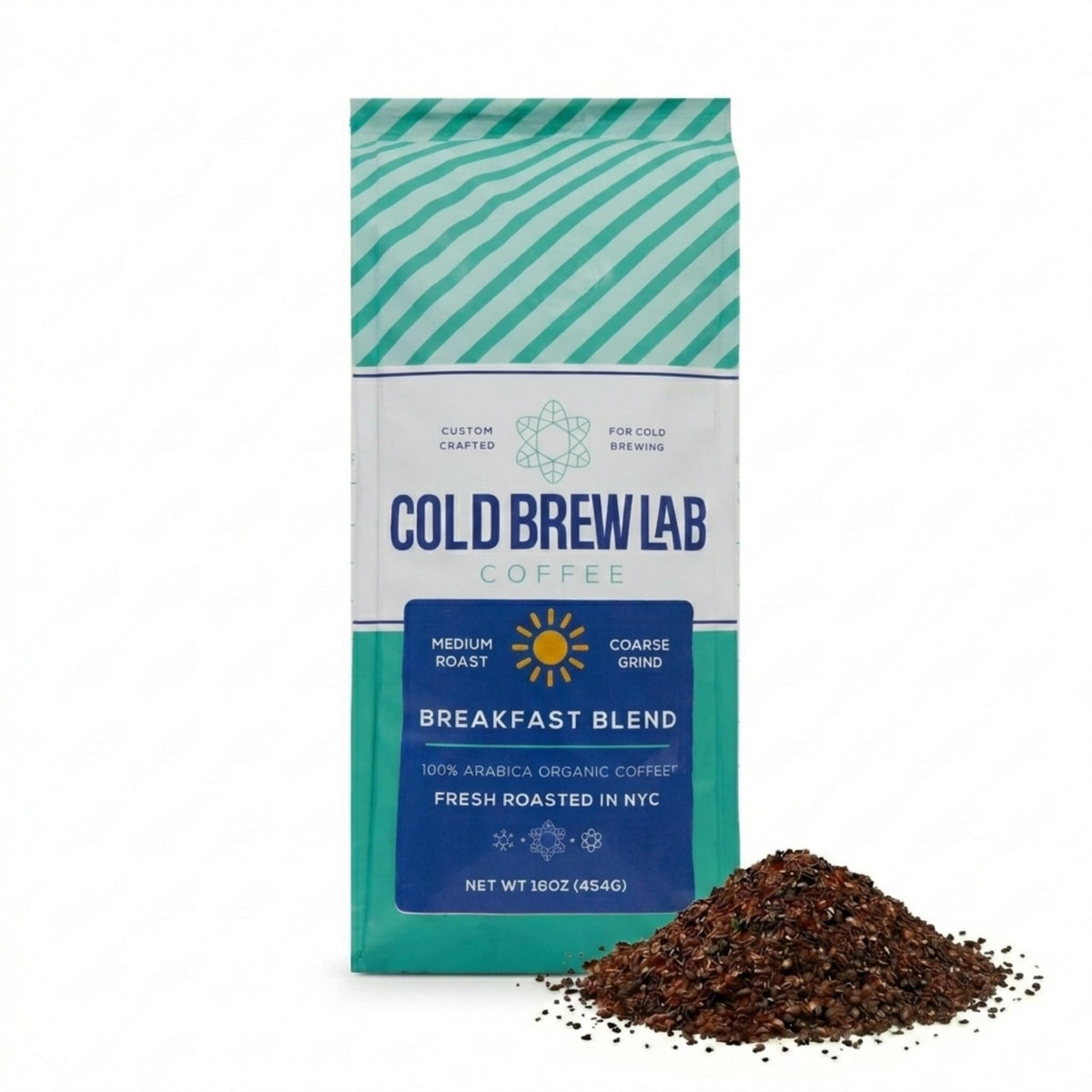 Cold Brew Organic Coarse Ground Flavored Coffee, Chocolate Mocha Flavor, Dark Roast, Colombian Supremo, Coarse Grind for Cold Brew Coffee & French Press, 1 LB