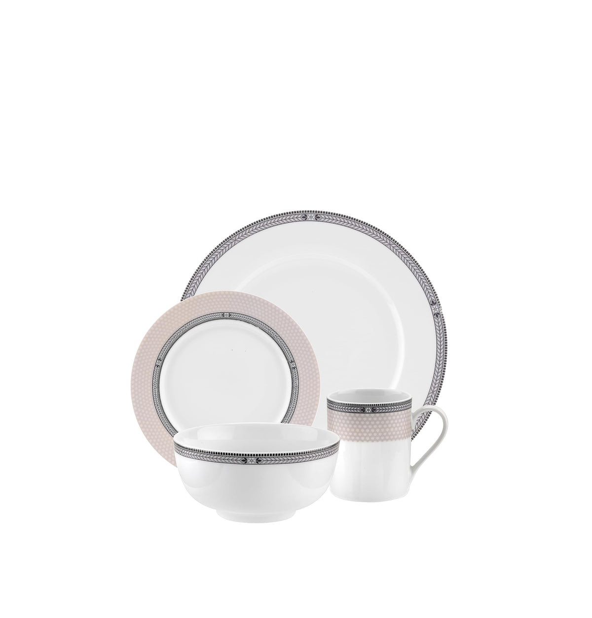 Portmeirion – Portmeirion Home – Dinnerware Set – Blue Indigo, Set of 16
