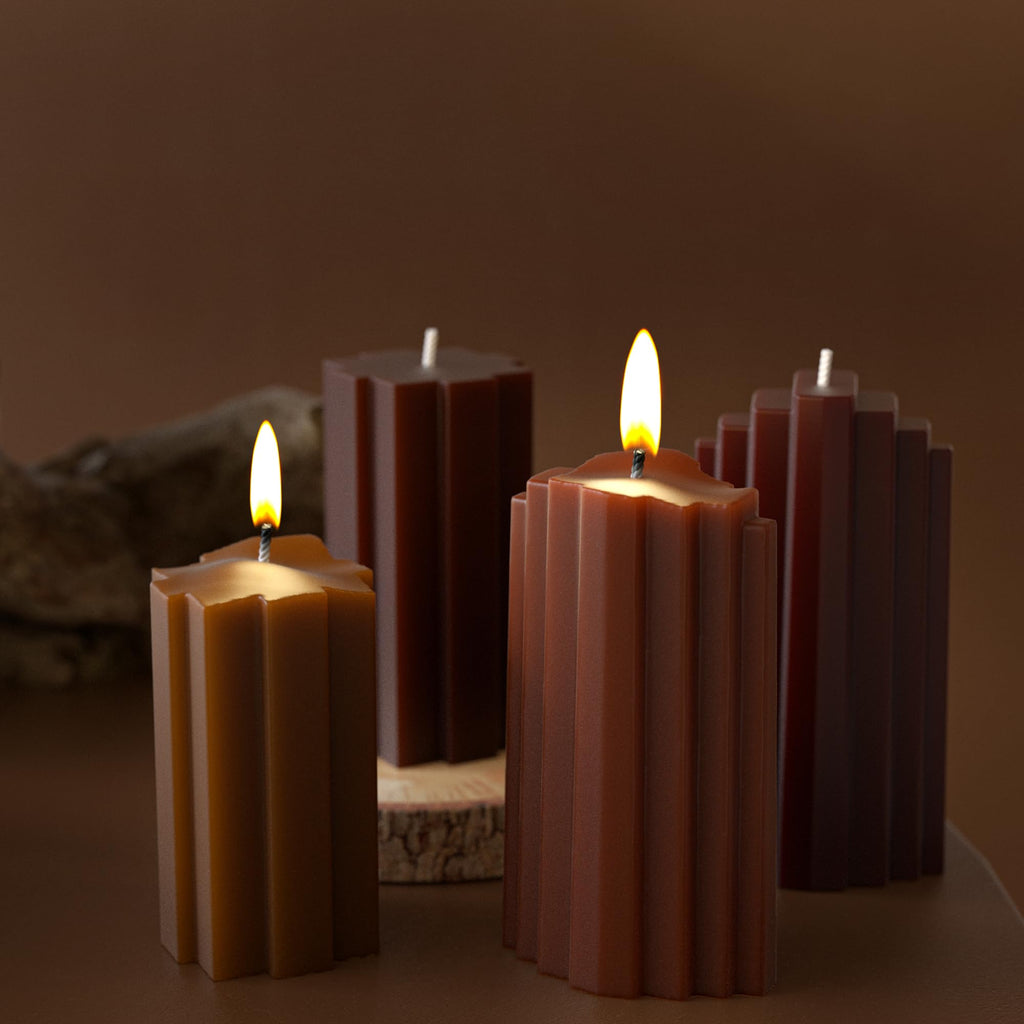 Honeycomb Silicone Cylinder Mold for Resin Casting & Candle Making