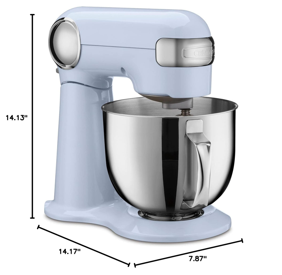 Cuisinart SM-50BLU Precision Master 5.5-Quart Stand Mixer, Frosted Blue