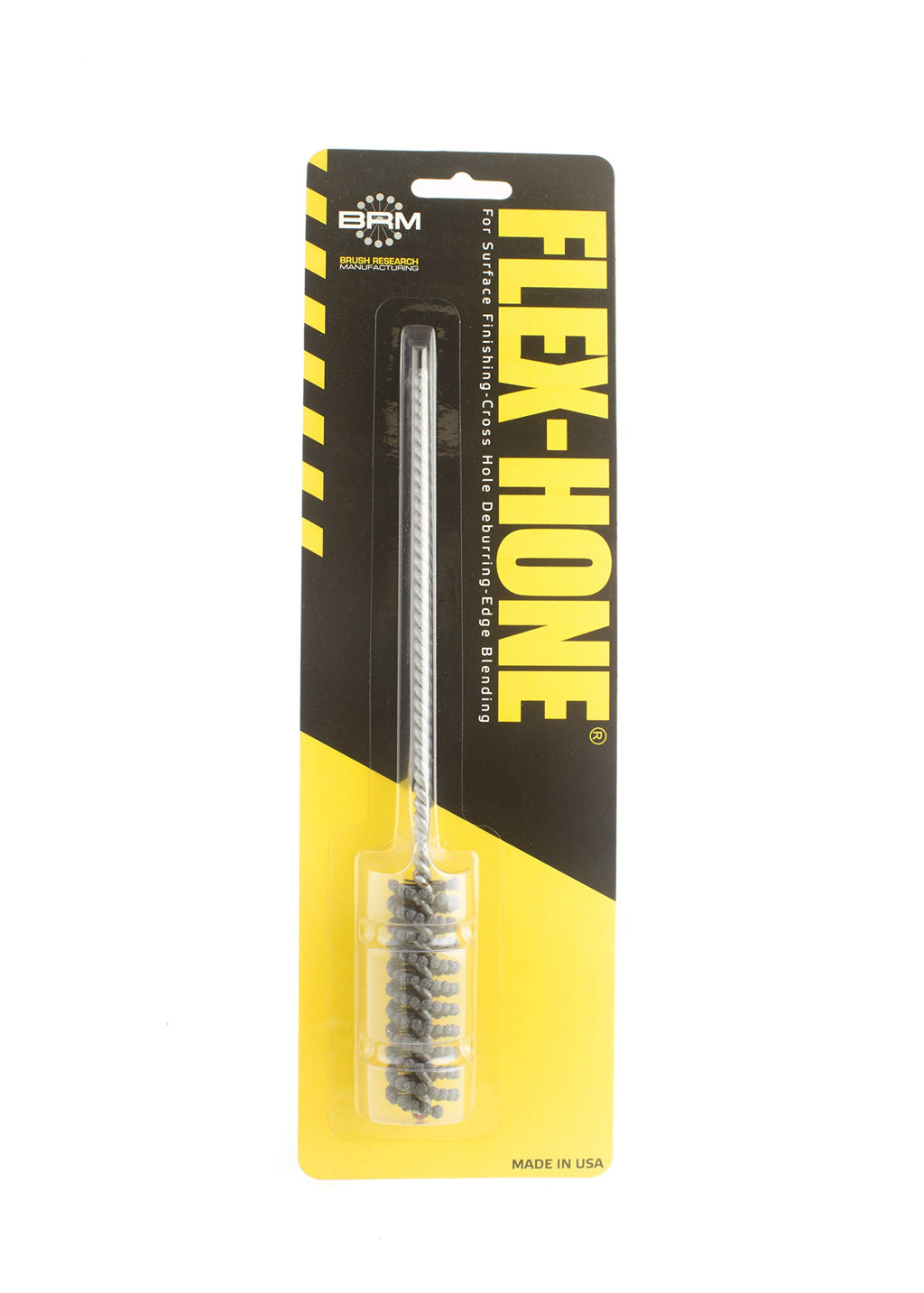 Brush Research BC14M12 FLEX-HONE®, 0.551" (14mm) Diameter, 120 Grit, Silicon Carbide, for Mild Steel, Stainless Steel, Cast Iron and Softer Ferrous Materials
