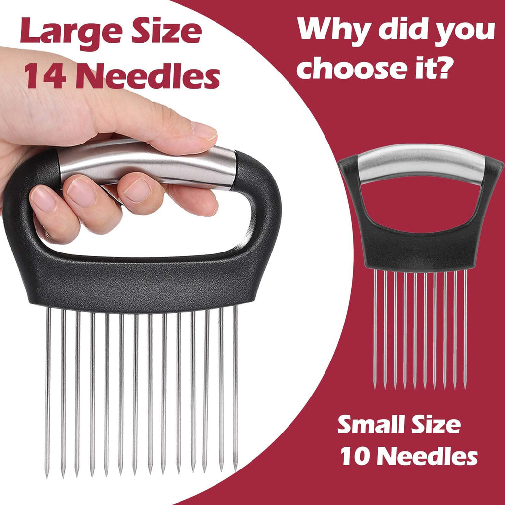 JAYVAR Large Onion Holder for Slicing, 304 Stainless Steel
