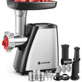 AAOBOSI Meat Grinder Electric, [2800W Max] Meat Grinder, Cheese Grater, Sausage Maker & Kibbe Kit for Home Use