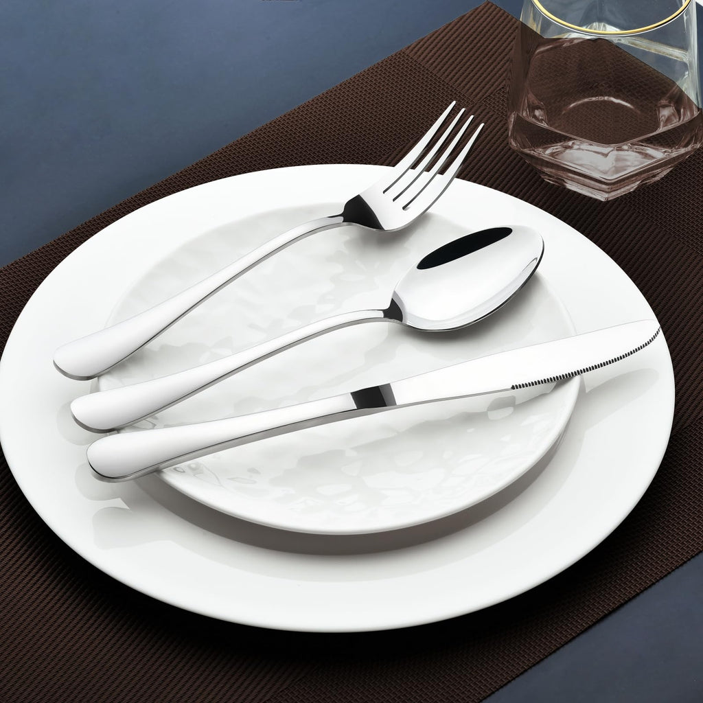 Silverware Set for 12,60 Piece Stainless Steel Flatware Utensil Cutlery Set