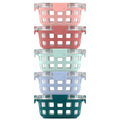 Ello Duraglass 3.4 Cup Round Glass Meal Prep Containers, 10 Pc, Melon