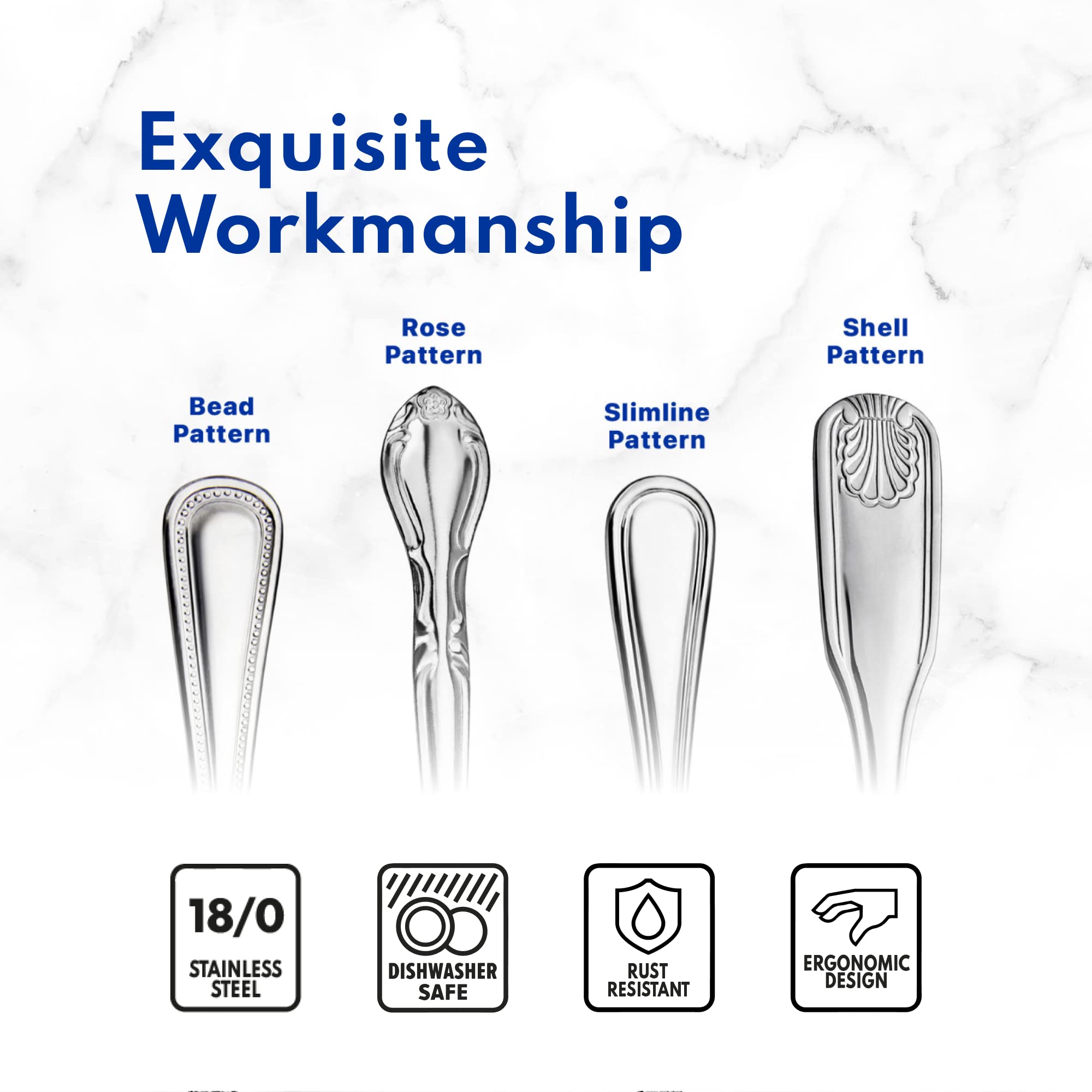 New Star Foodservice Bead Pattern 18/0 Stainless Steel Salad Fork, 6.6-Inch, Set of 12, Commercial Grade
