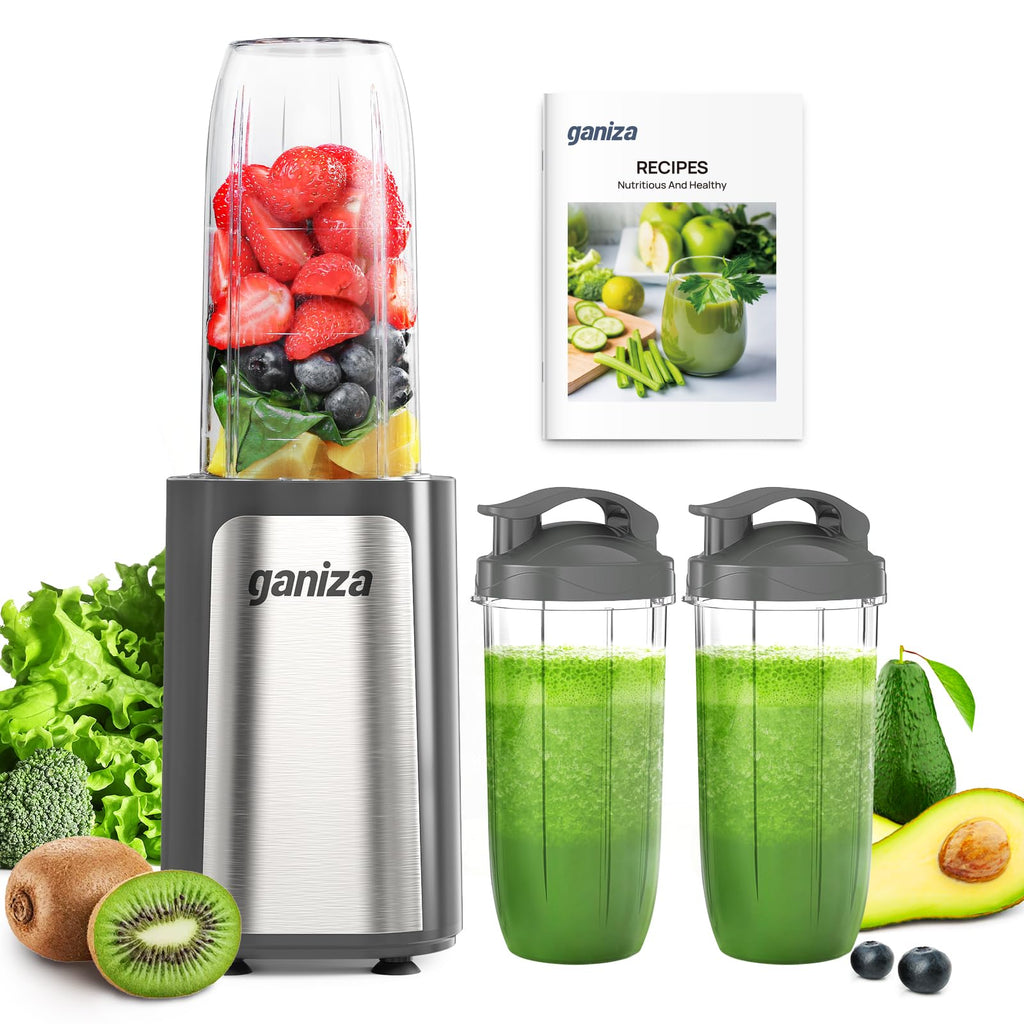 Ganiza Smoothie Blender, 14Pcs Portable Personal Blender Shakes & Smoothies