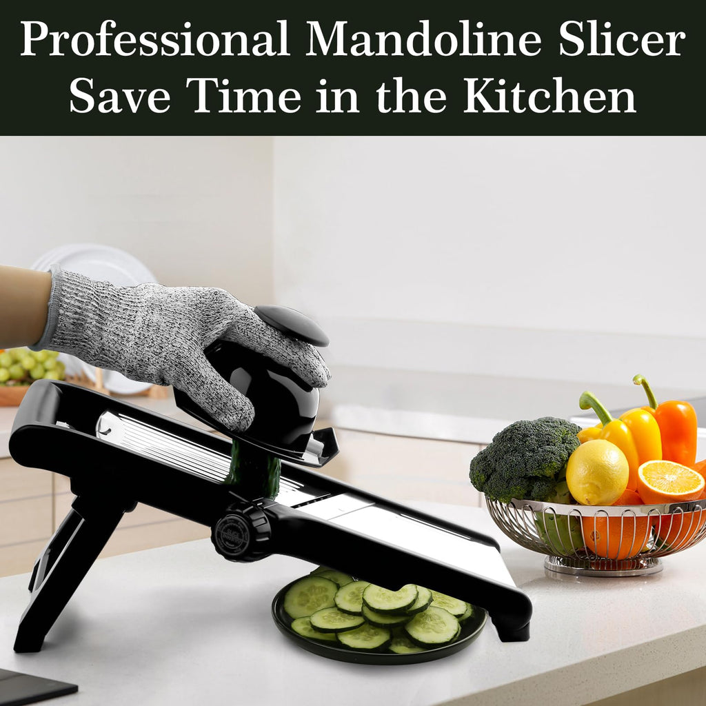 VEKAYA Mandoline Slicer for Kicthen, Vegetable Slicer