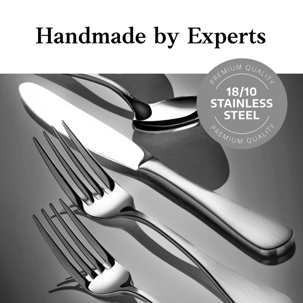 Artaste Rain 18/10 Stainless Steel Dinner Knife, 9.15-Inch, Set of 12