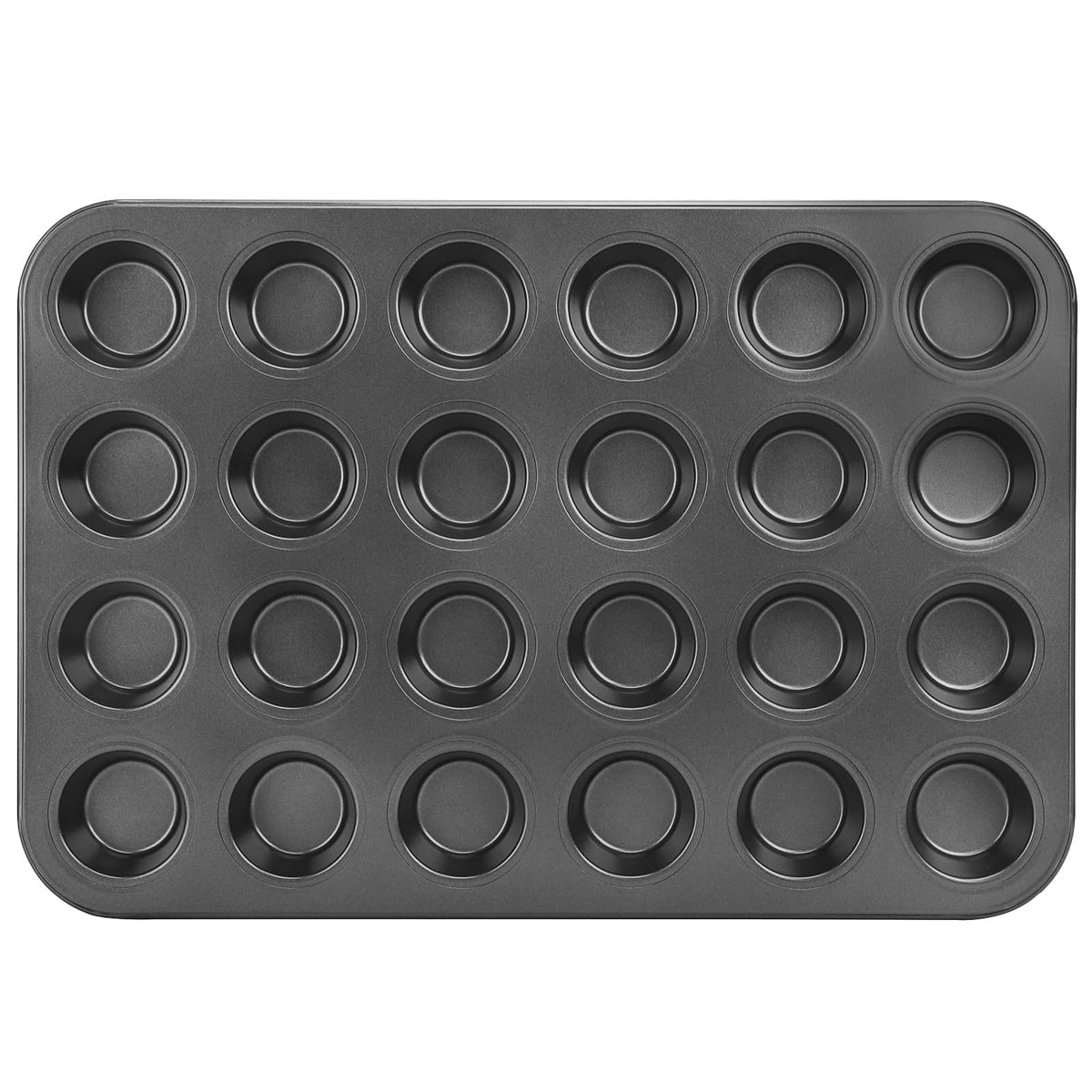 Beasea Brownie Pan with Dividers, 1 Set 12 Cavity All Edges Square Cupcake Brownie Pans Mini Cake Non Stick Baking Carbon Steel Bread Mold Small Edge 3x4 Individual Cutter Sheet Tray for Cookie Oven