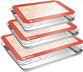 M MCIRCO Baking Sheet with Cooling Rack, Baking Mat Set, Set of 9