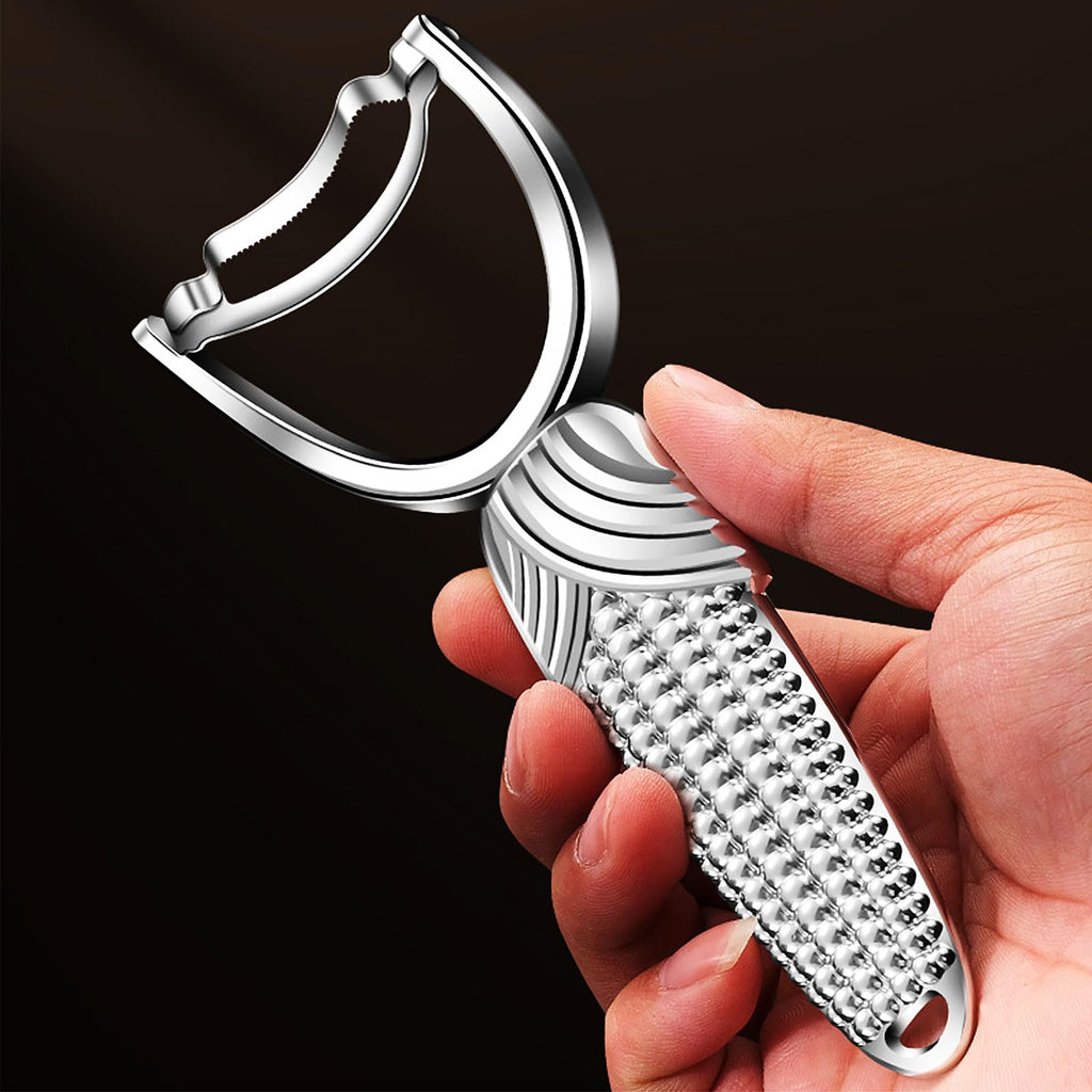 Maxjoy Corn Peeler & Cob Stripper, Stainless Blade for Corn on the Cob