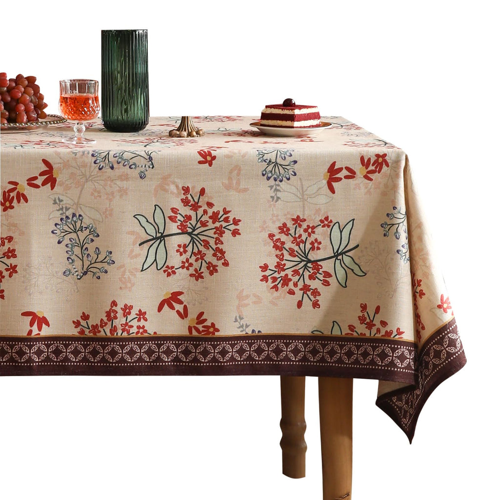 patdrea Vintage French Linen Tablecloth,Rectangular,94"x63"-Noah
