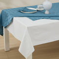 Home Bargains Plus Quilted Heavy Duty Table Pad Protector with Flannel Backing, Cut to Fit, Heat Resistant, Wipe Clean, Protects Table from Spills and Scratches, White, 60” x 102” Rectangle