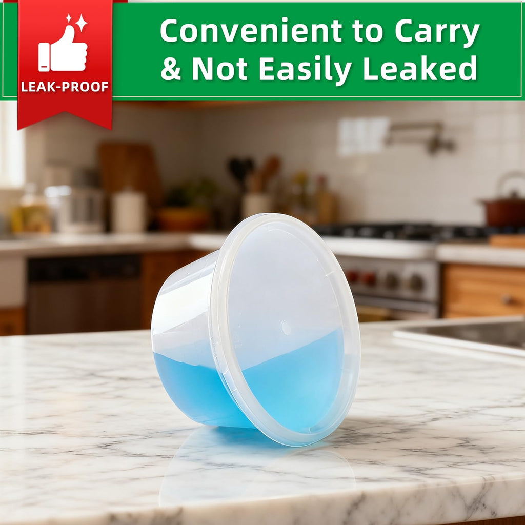 tropipak Deli Food Containers, Leakproof Storage Containers, 12 oz, 50 Pack