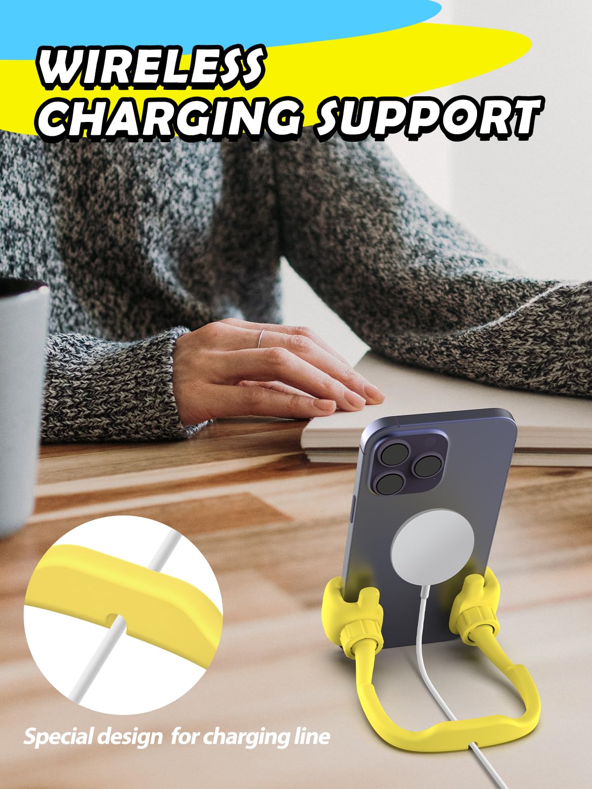Stocking Stuffers for Men Women Teens Kids: Thumbs Up Lazy Phone Stand