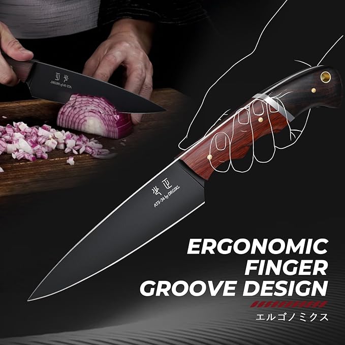 DRGSKL Kitchen Utility Knife From Japan - Small Chef Knife 5 Inch