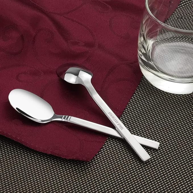 Fiazony 12-Piece Demitasse Espresso Spoons, Mini Coffee Spoon, 5 Inches