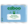 Caboo Tree Free Paper Towels, Sustainable, Toxin Free, 8 Family Size Rolls