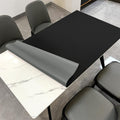Zinkooat Faux Leather Table Cover,1.8mm Thick,48x72 Inch,Table Protector for Dining Room Table,Dining Table Cover,Table Cover Protector,Table Pads for Dining Room Table(Black+Wine Red,48x72)