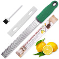 Lemon Zester Grater, Citrus Zester Grater with Handle, Kitchen Gadgets for Cheese, Lemon, Chocolate, Nutmeg, Ginger, Fruit, Vegetable, Stainless Steel Micro Cheese Grate, Dishwasher Safe(Narrow)