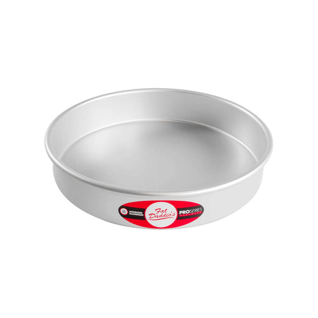 Fat Daddio's Anodized Aluminum Round Cake Pans, 2 Piece Set, 5 x 2 Inch