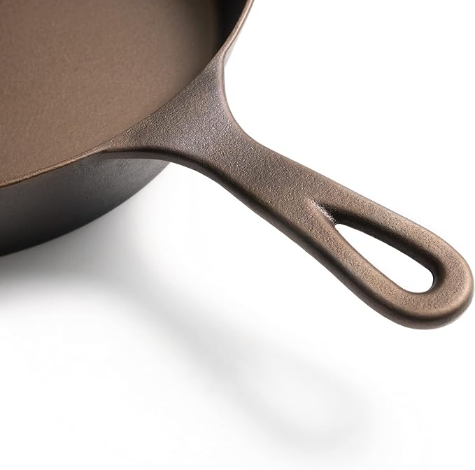 Lancaster Cast Iron No. 10 Skillet - 11-5/8-Inch Pre-Seasoned Heirloom Pan - Made in USA