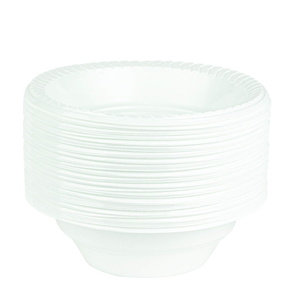 PLASTICPRO Round Plastic 12 ounce Bowls Microwaveable 200 Count