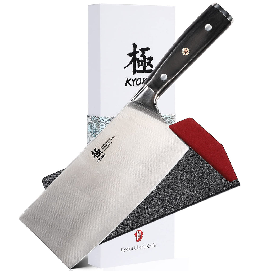 KYOKU 8" Chef Knife - Japanese High Carbon Steel Meat Vegetable Knife