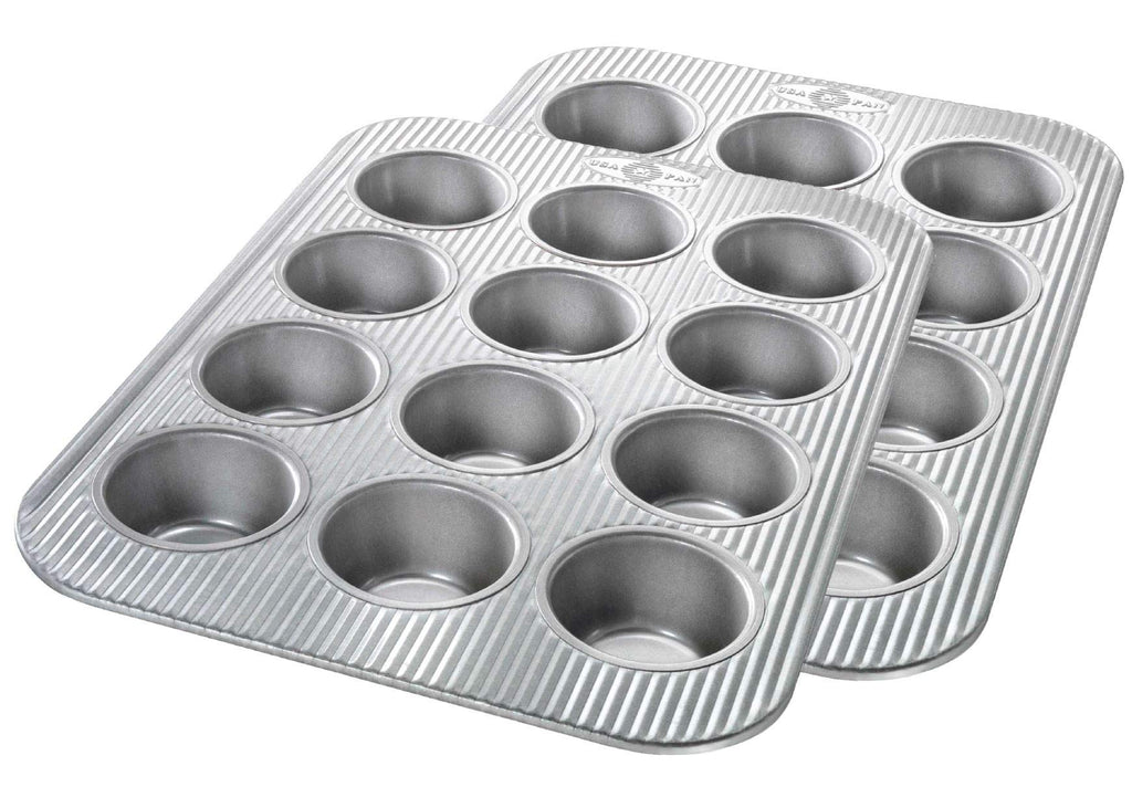 USA Pan Nonstick Toaster Oven 6 Cup Muffin Pan, Aluminized Steel