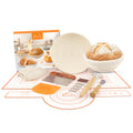 UDUK Bread Proofing Basket Set with 10" Round and 9.6" Round Banneton Baskets, Silicone Bread Sling Baking Mat, Whisk Cutter Scraper Lame - Sourdough Bread Baking Supplies Ideal Sourdough Starter Kit