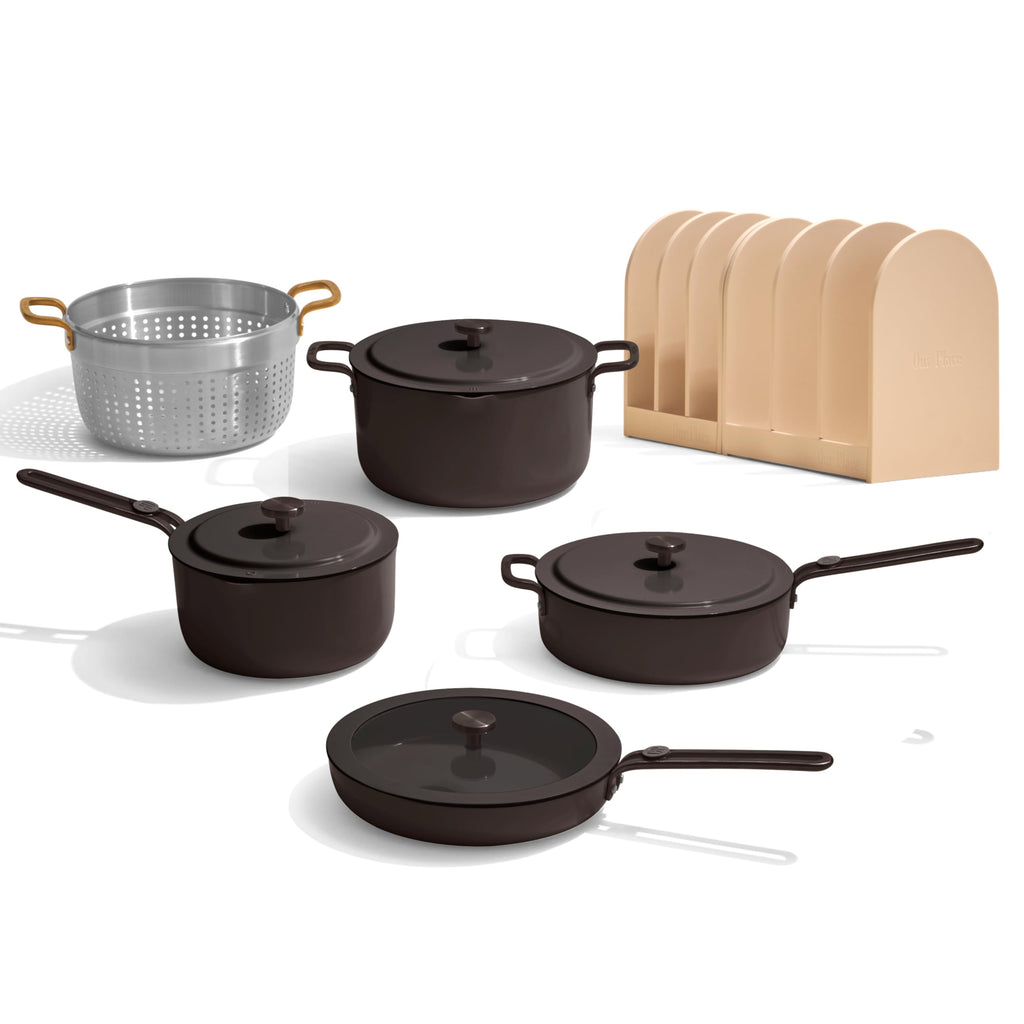 Our Place Essentials Cookware Set, 11-Piece Ceramic Cookware Set
