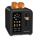 SEEDEEM Touchscreen Toaster 2 Slice, 7 Shade, Stainless, 1350W Dark Chocolate