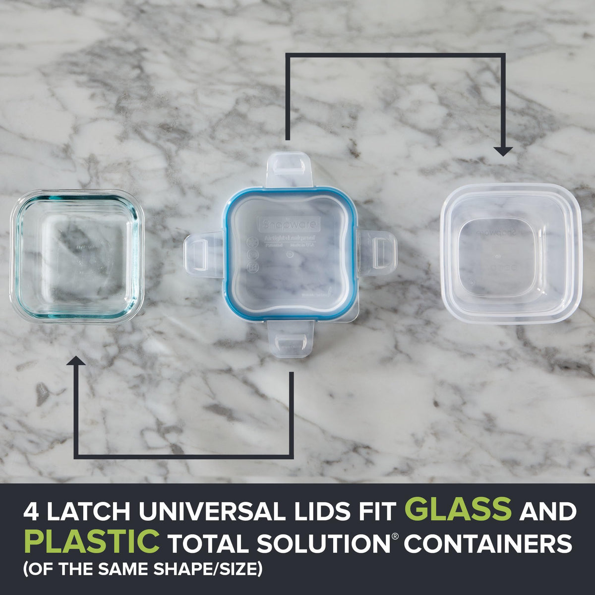 Snapware Glass & Plastic Mix Total Solution (16-Pack) Food Storage Set