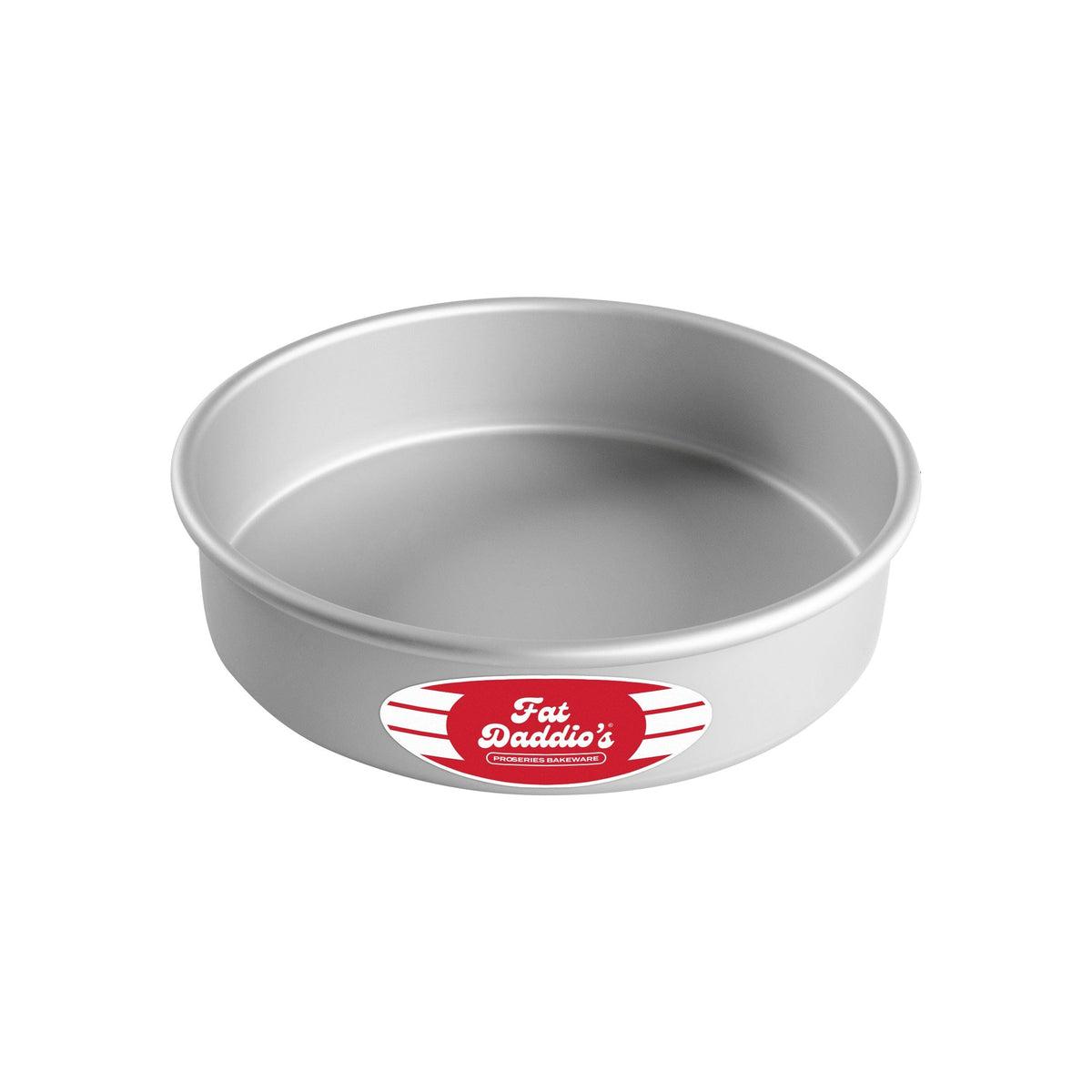 Fat Daddio's Anodized Aluminum Round Cake Pans, 2 Piece Set, 5 x 2 Inch