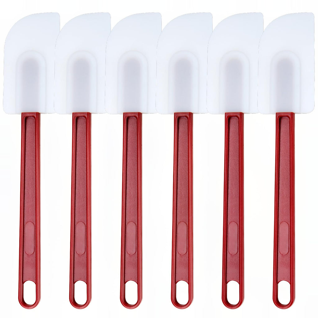 Silicone High Heat Spatula Set, 3pc (9.5/14/16Inches) - Commercial Rubber Spatula for Cooking