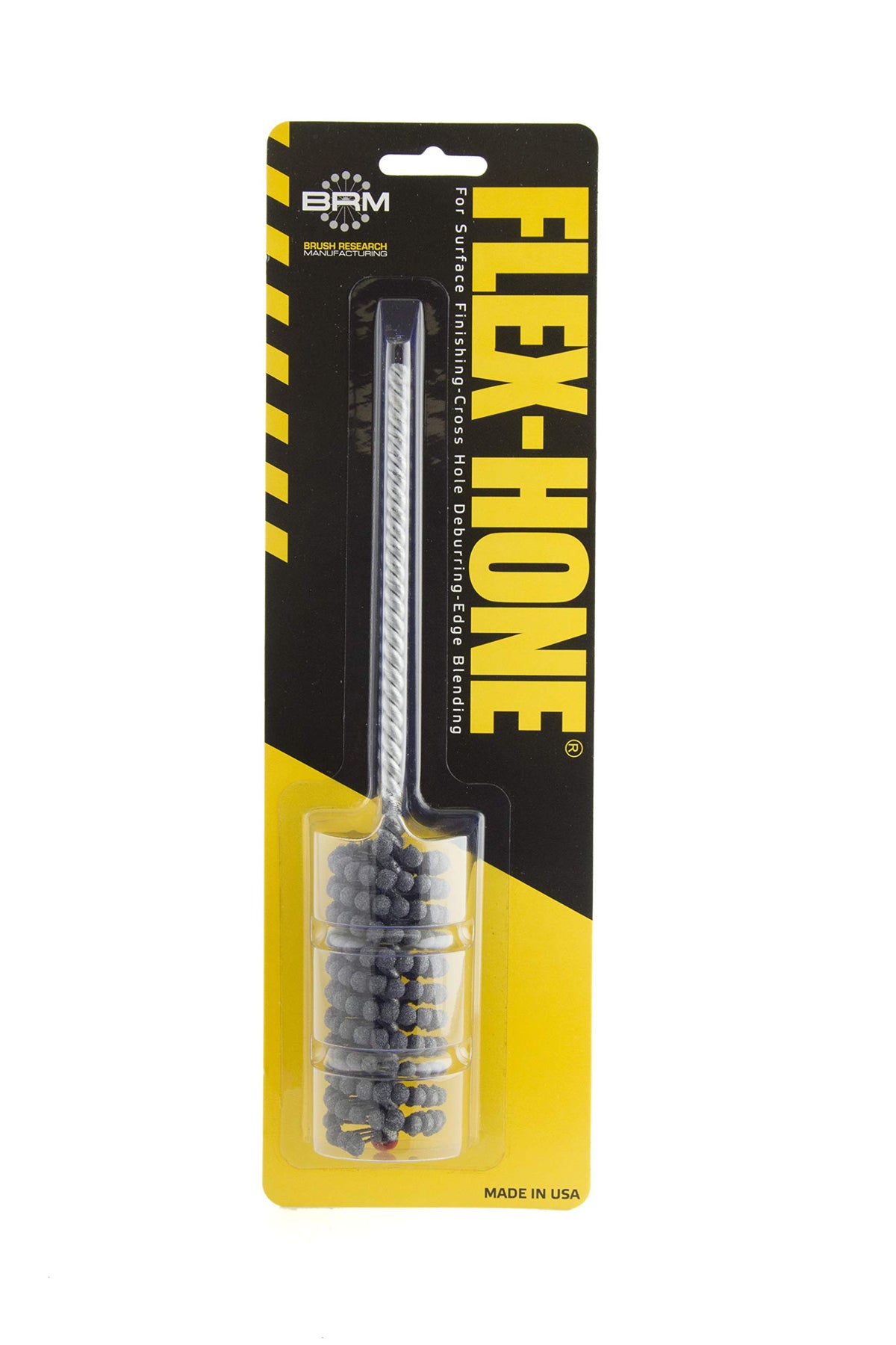 Brush Research BC11812 FLEX-HONE®, 1-1/8" (28.6mm) Diameter, 120 Grit, Silicon Carbide, For Mild Steel, Stainless Steel, Cast Iron and Softer Ferrous Materials