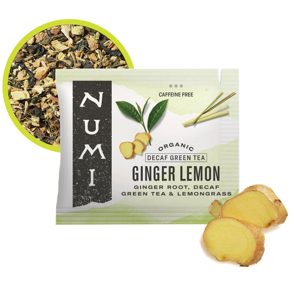 Numi Organic Jasmine Green Tea, 54 Green Tea Bags with Real Jasmine Flowers