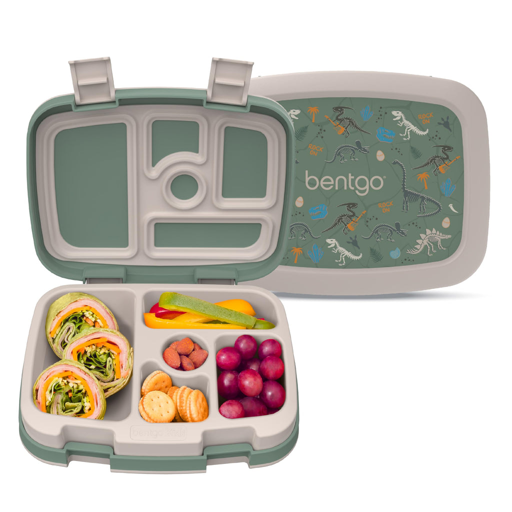 Bentgo Kids Prints Leak-Proof 5-Compartment Bento-Style Kids Lunch Box