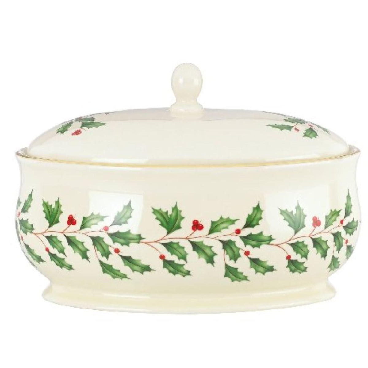 Lenox Holiday Porcelain Oblong Christmas Serving Platter