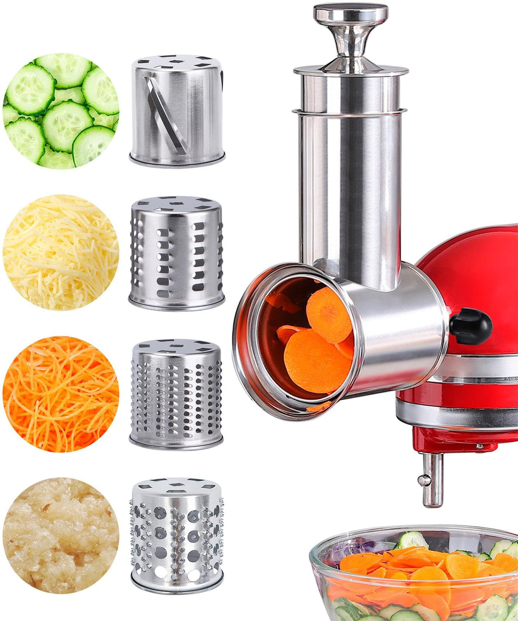 FavroKit Fresh Prep. Cheese Grater Attachment for KitchenAid Stand Mixers